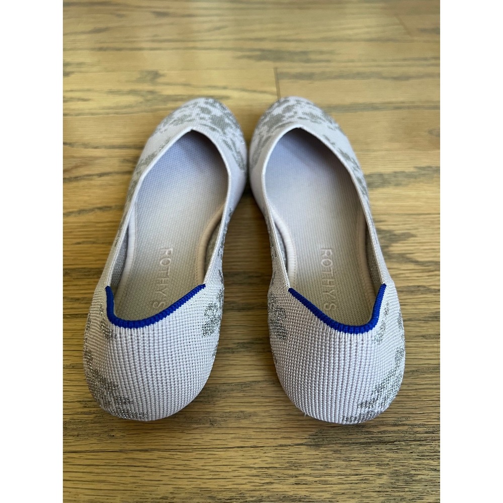 Rothys The Flat in Burnished Blush Knit Ballet Flats Womens 7 - Picture 5 of 13